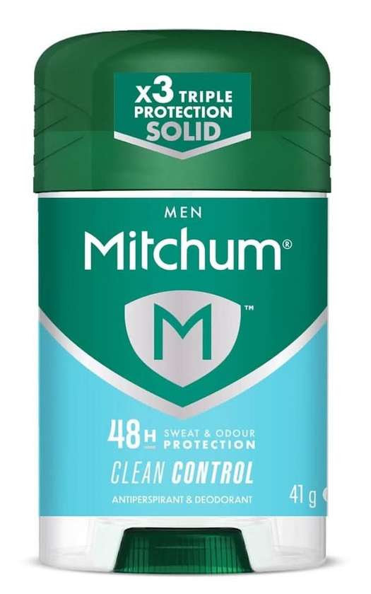 Mitchum Men Triple Odor Defense Clean Control Stick (41 g)
