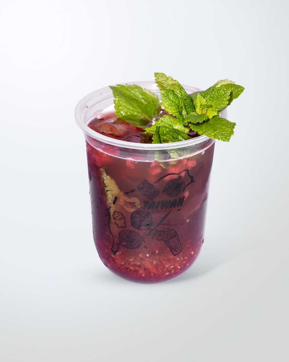 Strawberry and Mint Green Tea