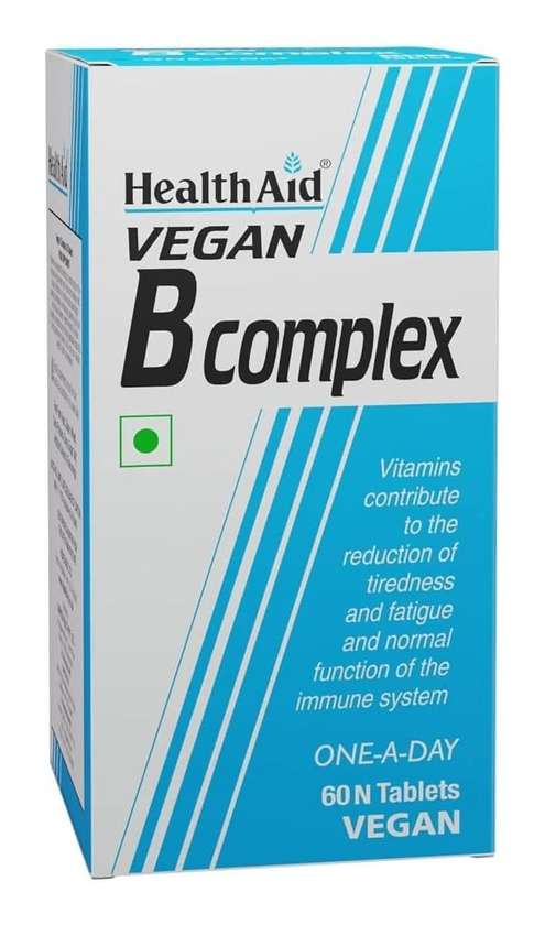 Health Aid Vegan B Complex (60 pieces)