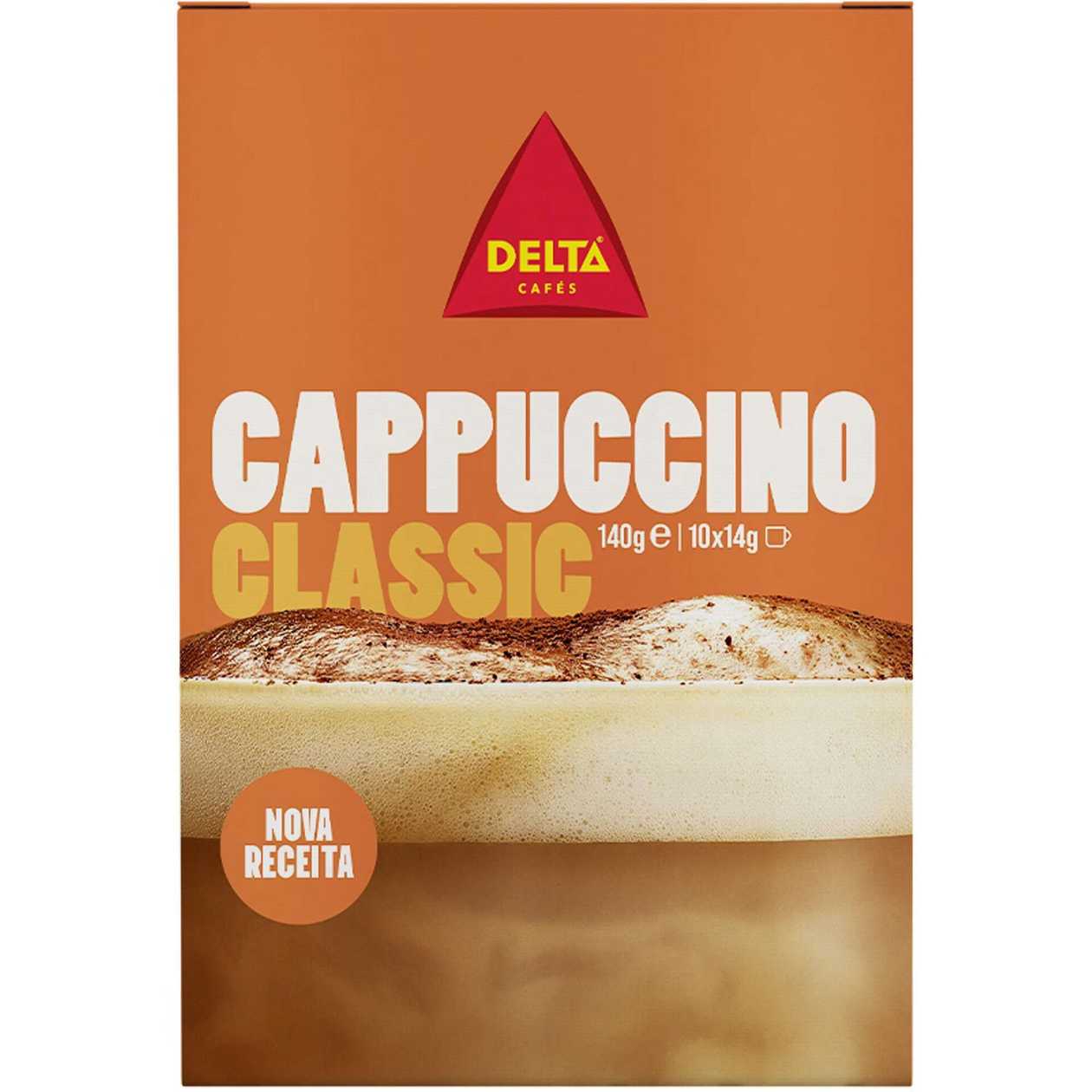 Cappuccino Pack 10 Saquetas Delta 140 gr