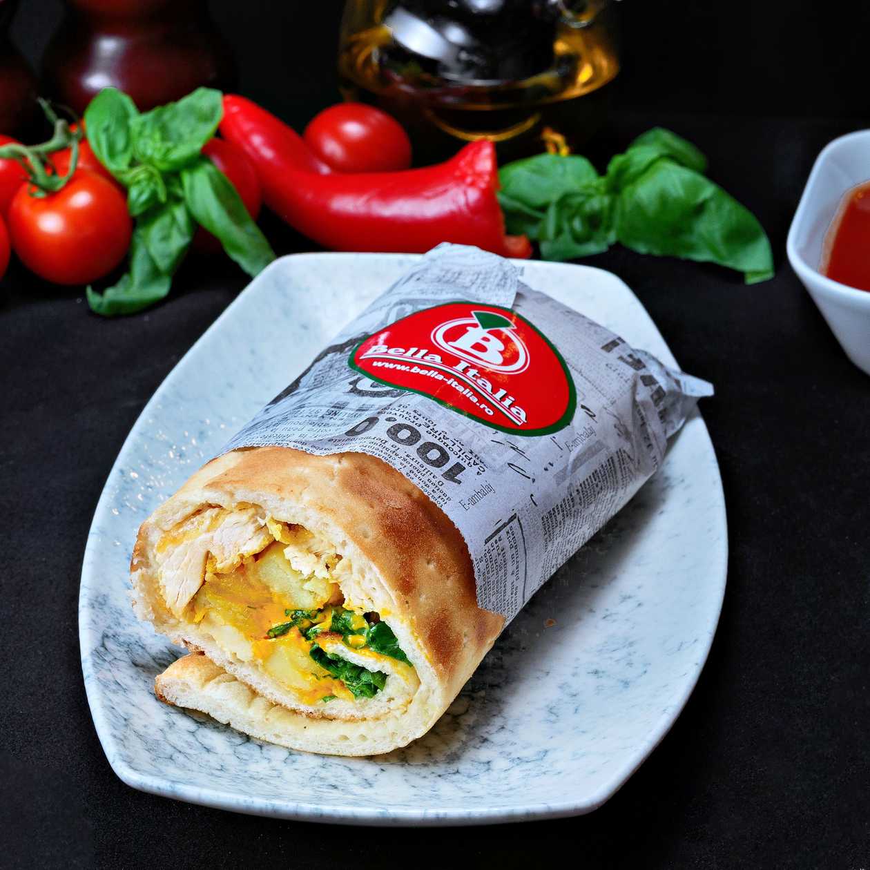 Focaccia roll Crispy