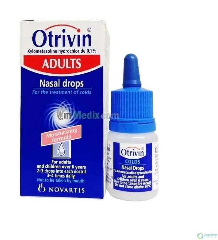 Otrivin Adult Drops 0.1% (10 ml)
