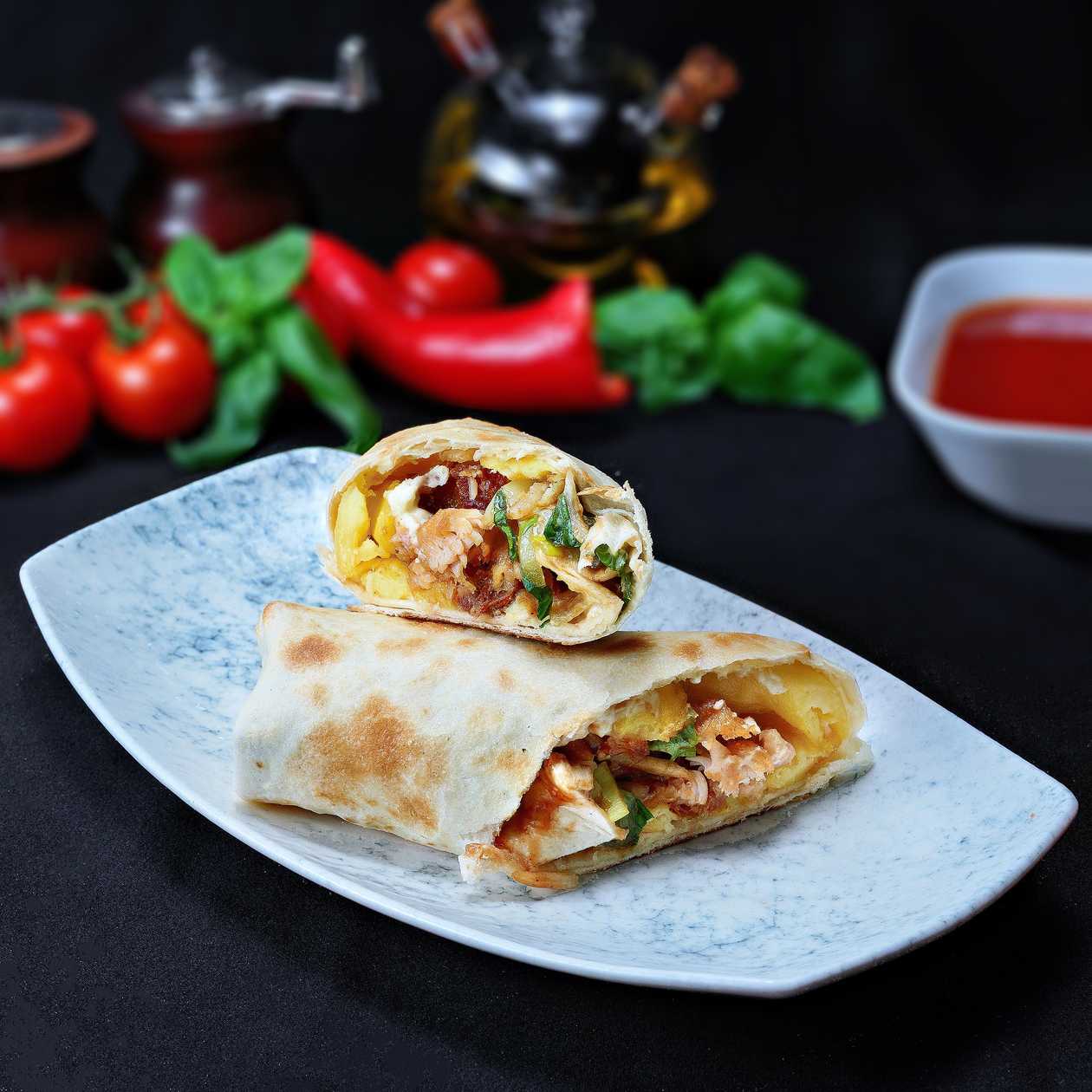 Piadina roll Karaage