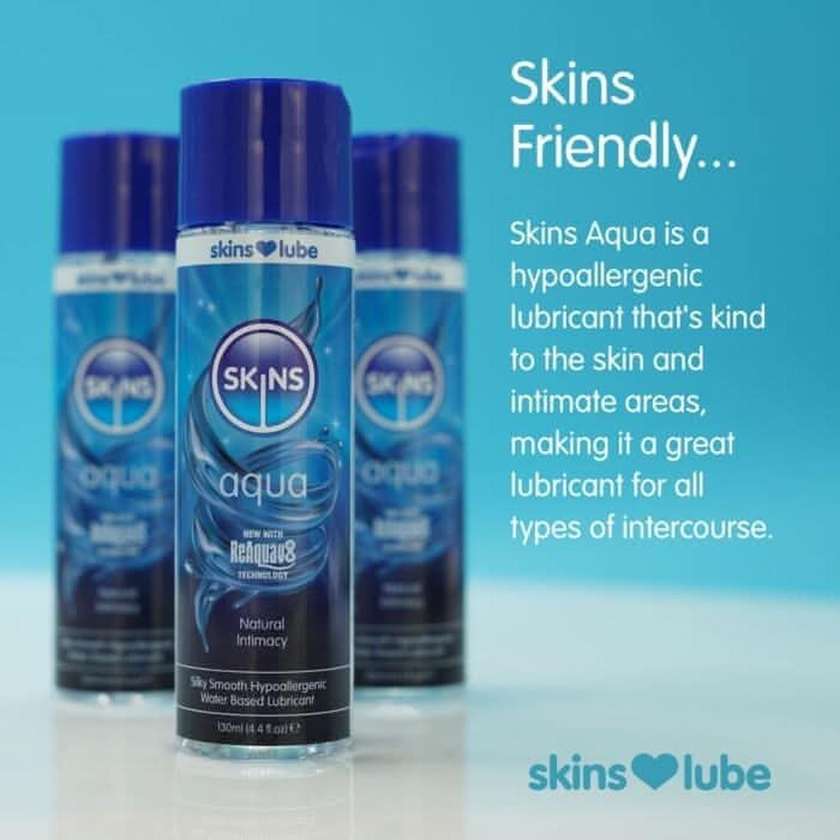Skins Aqua Water Based Lubricant (250 ml)