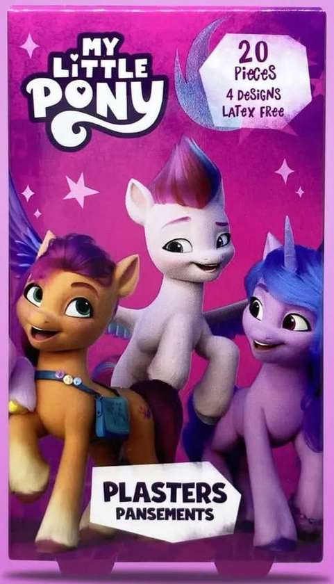 My Little Pony Kids Latex Free Plasters (20 pieces)