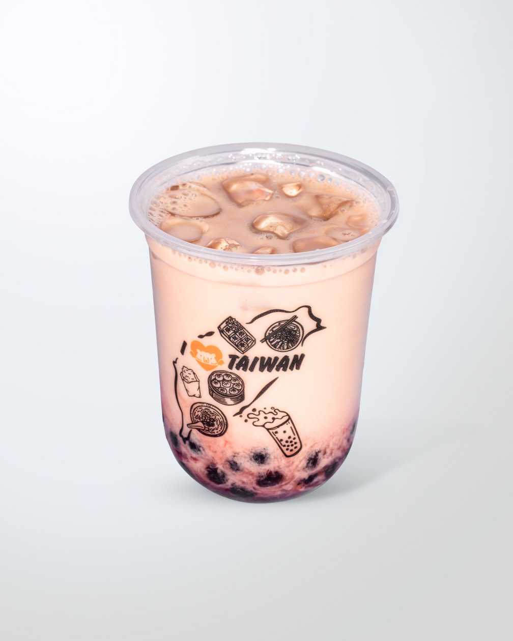 Hazelnut Flavored Milk Bubble Tea with Fresh Milk