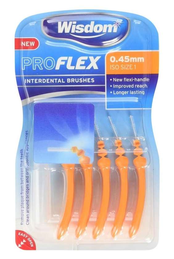 Wisdom Interdental Brushes (0.45 mm) (5 pieces)