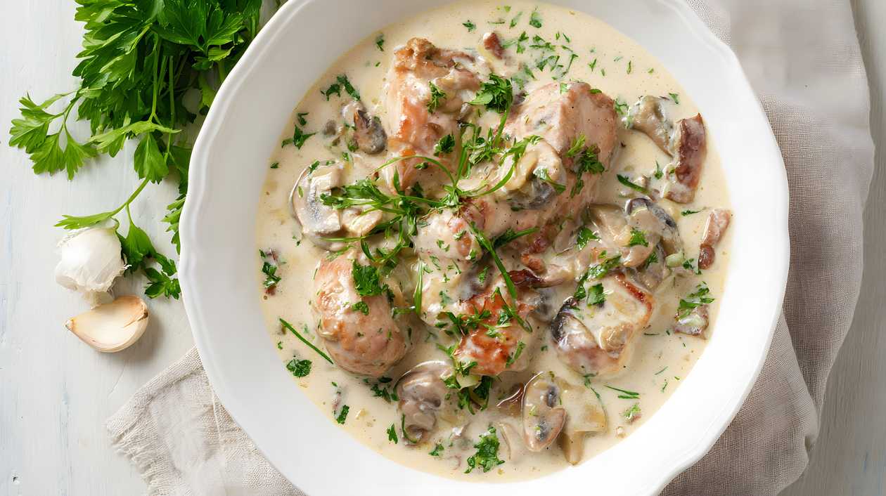Chicken with tarragon