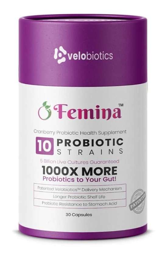 Velobiotics- Femina Probiotic Capsules with Cranberry (30 pieces)