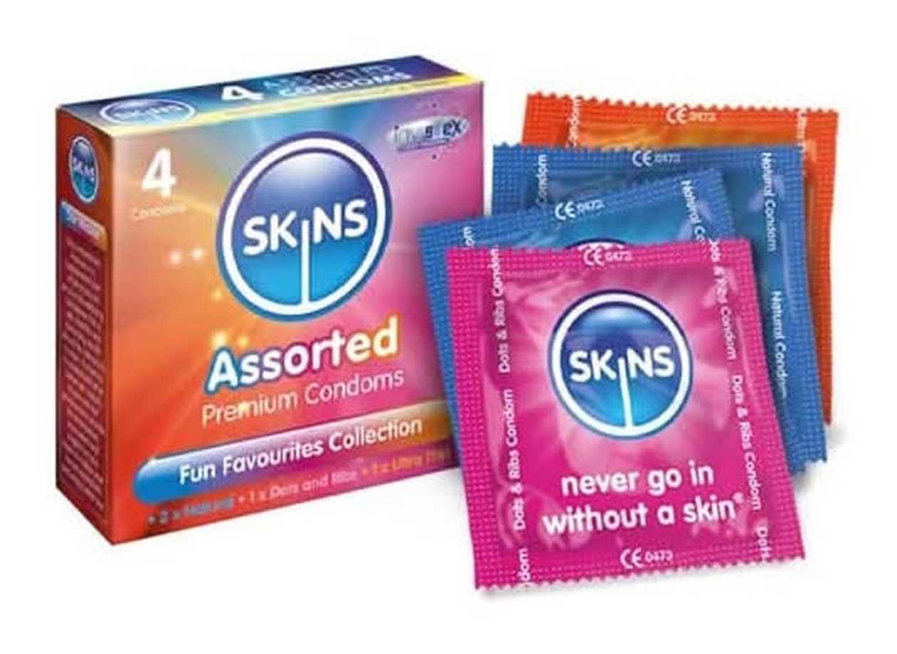Skins Assorted Condoms (4 pieces)