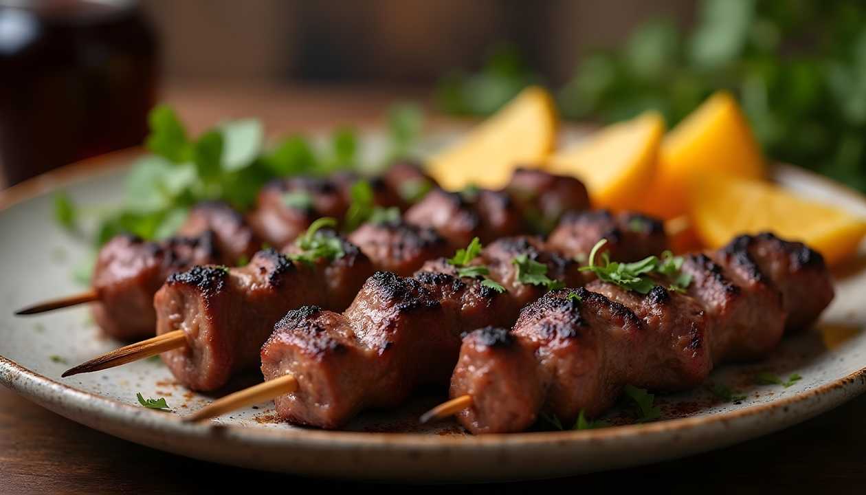 Pork shashlik