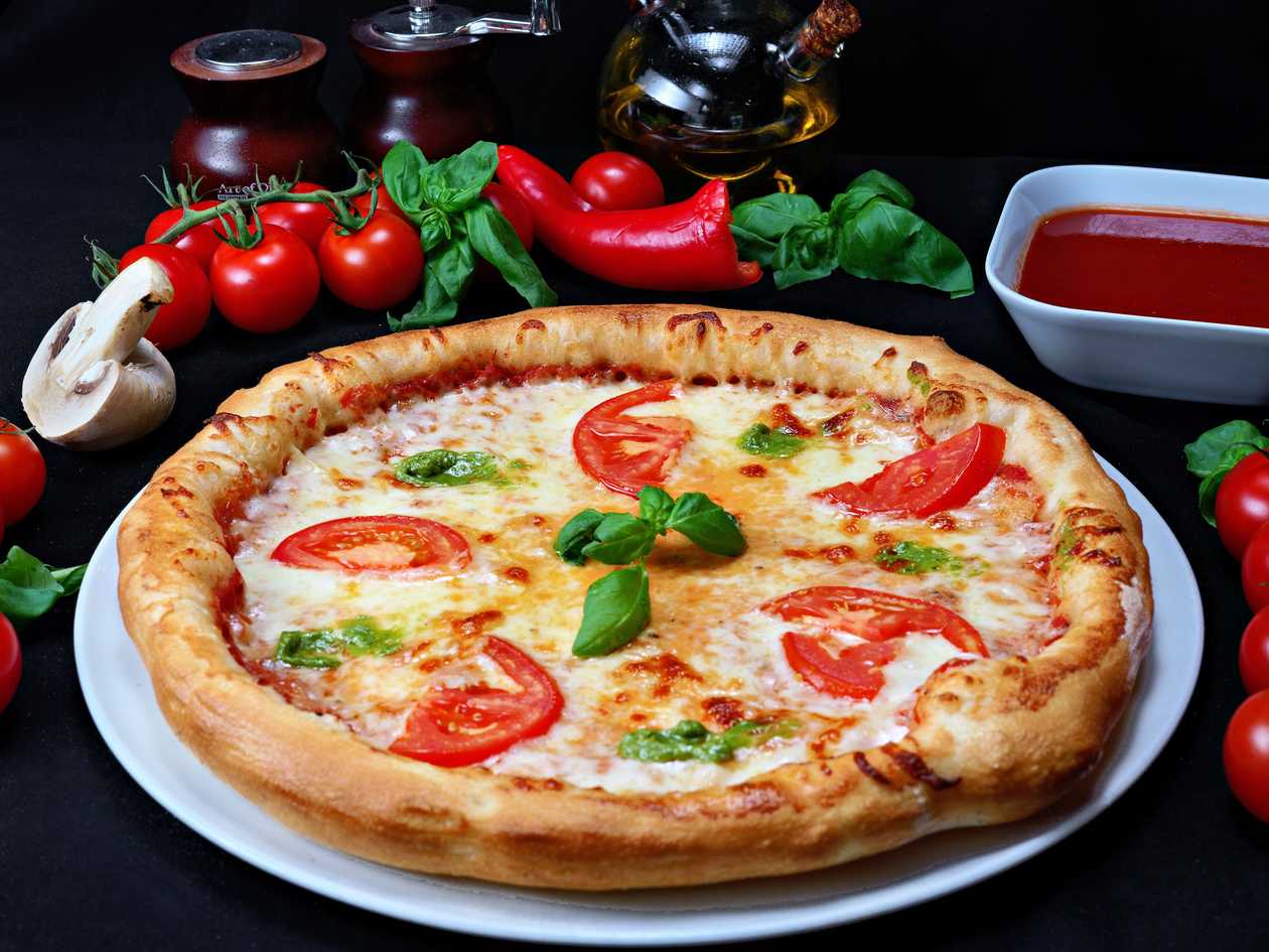 Pizza Margherita grande 45 cm