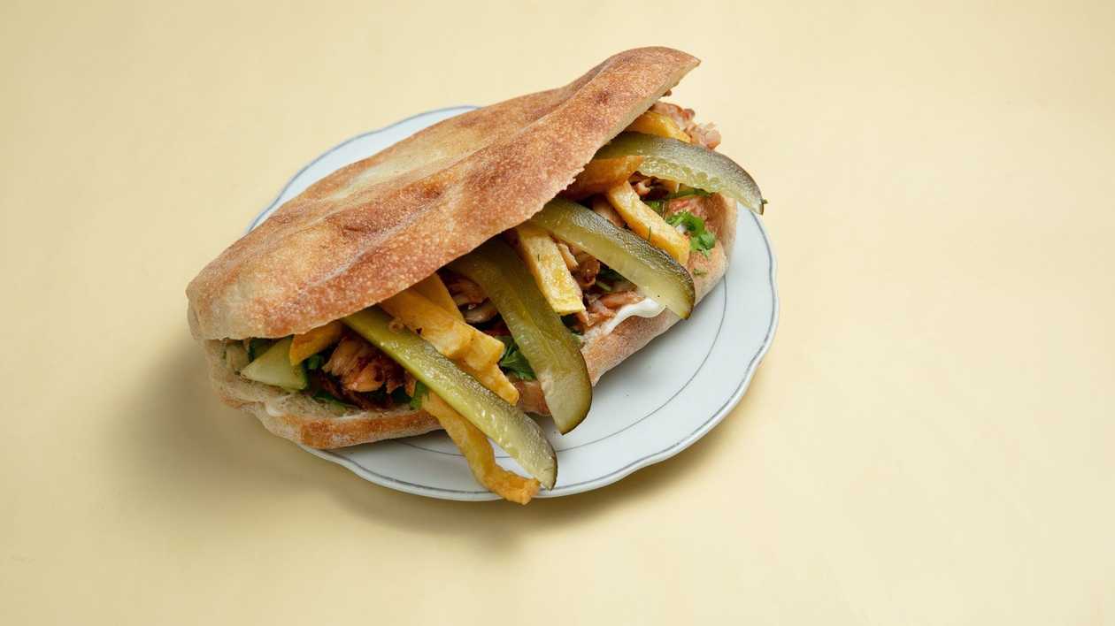 Tandoor Bread Shawarma