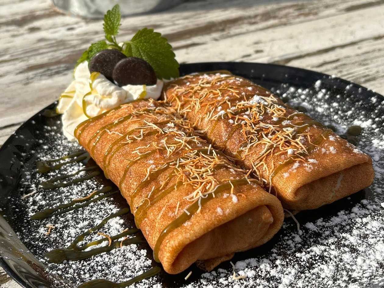 Pistáciové palacinky