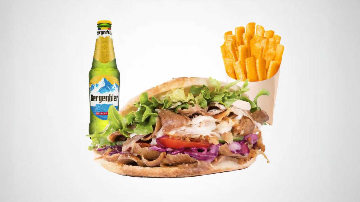 Beef Doner Meal + Beer
