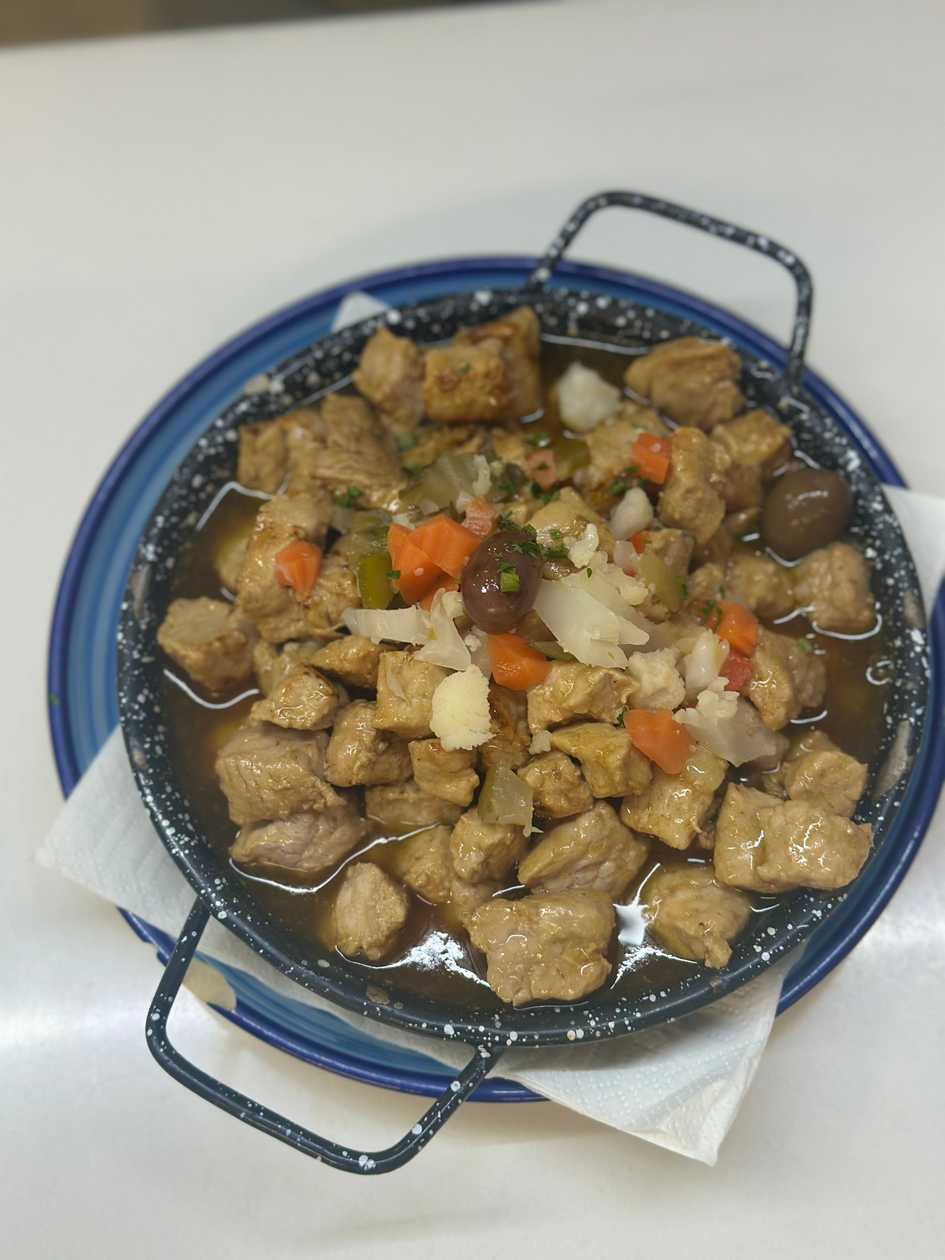 Diced Pork with Pickles