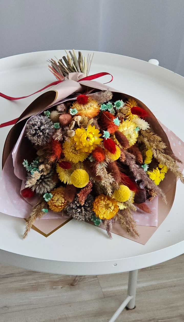 Dried flower bouquet, 1 piece