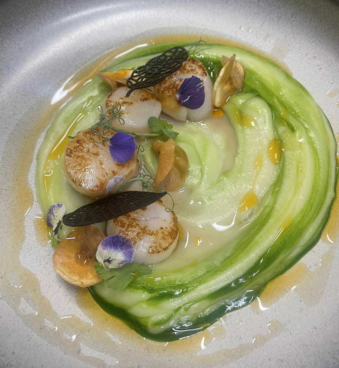 COQUILLES SAINT-JACQUES CUITES À LA POÊLE