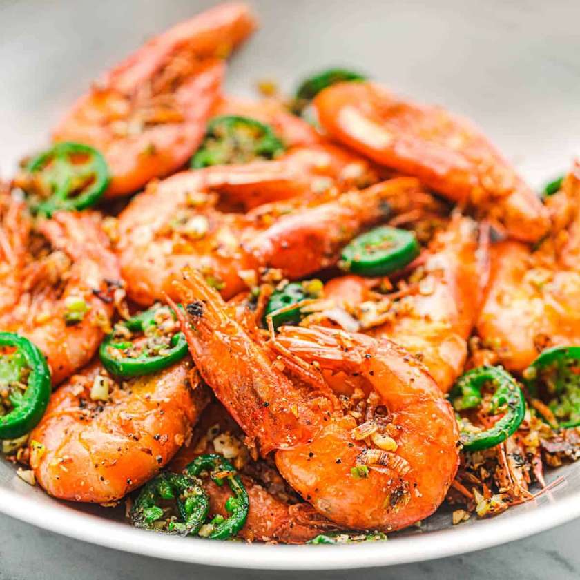 Salt and pepper shrimps