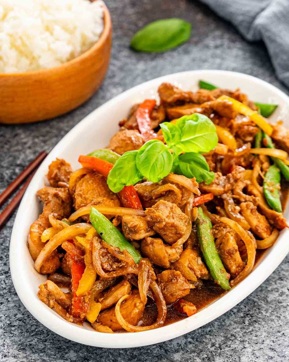 Chicken in oyster sauce