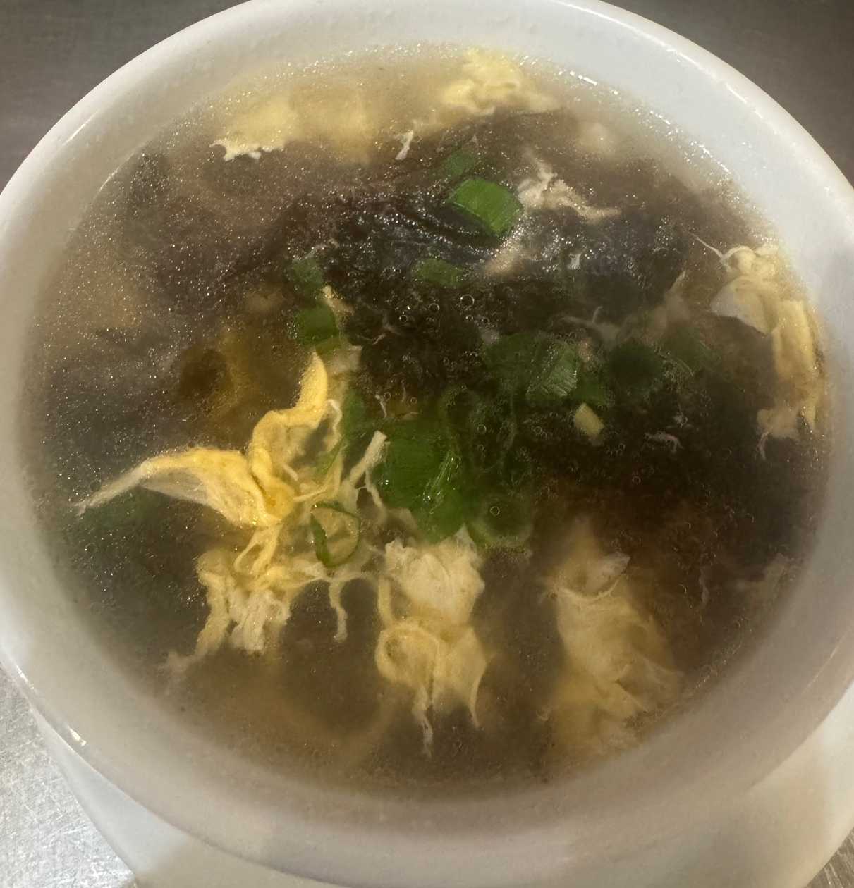 Seaweed and Egg Soup