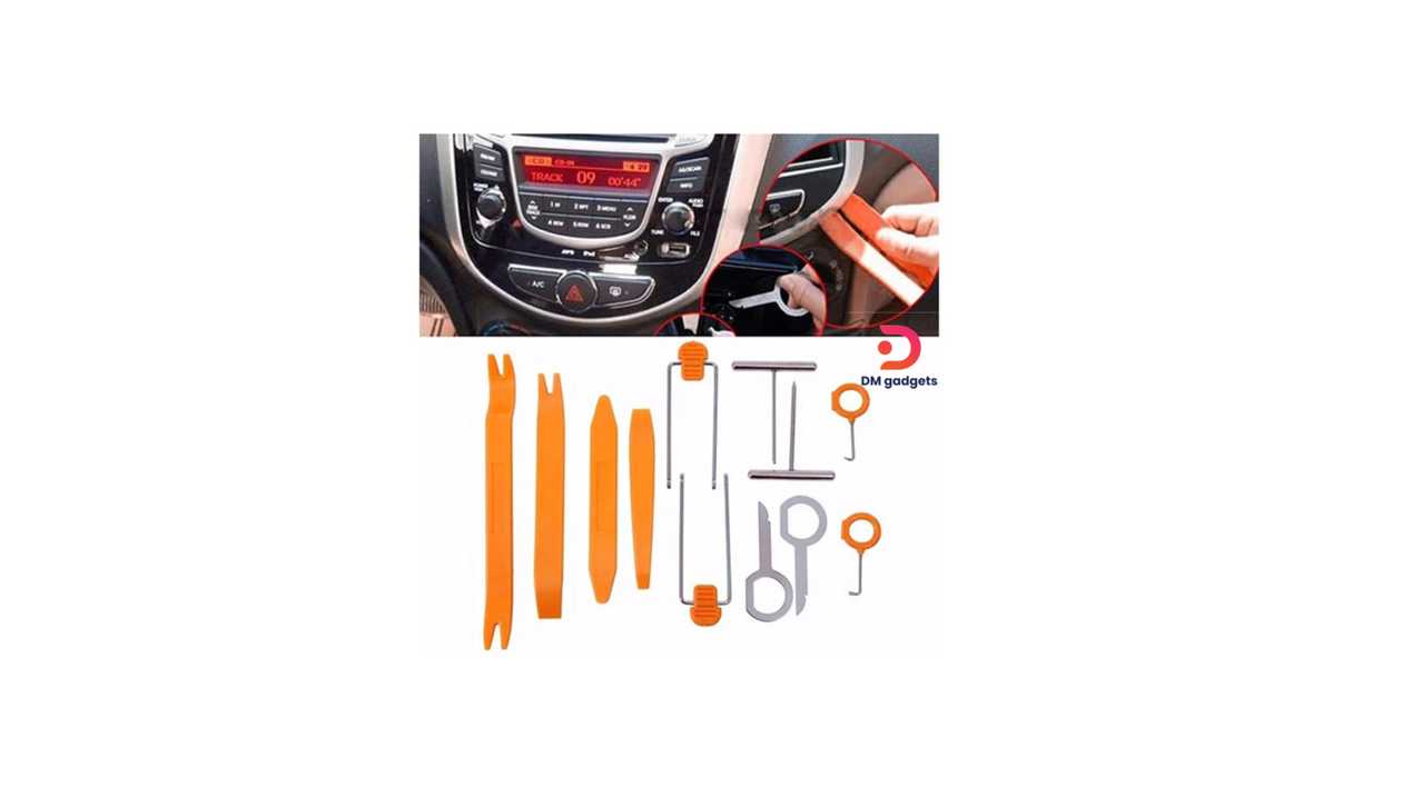 #643B#Pervoi®CTC-652 Plastic Removal Tool Set – Car Dismantling Tool Set – Orange