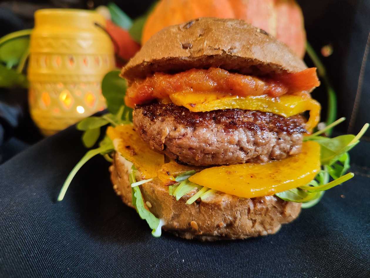 Pumpkin burger