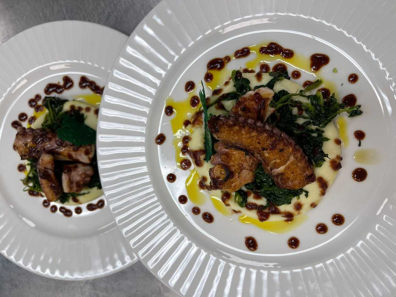 Polpo con pure di patate