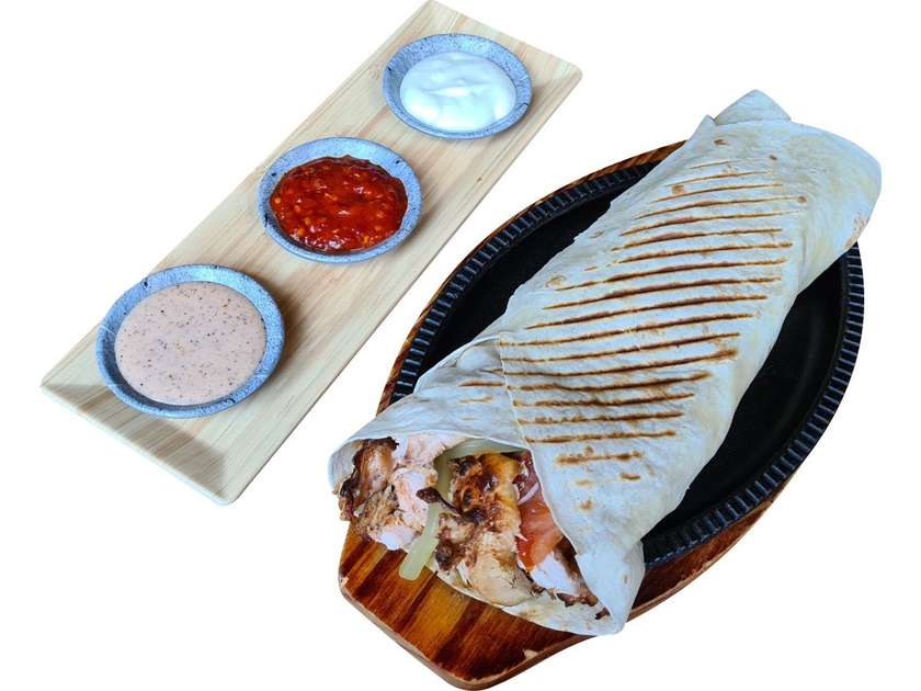 4- TORTILLA KRAFT KEBAB Z KURCZAKA [MEGA]