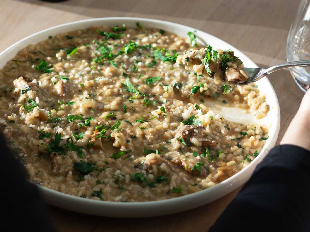 Risotto con porcini