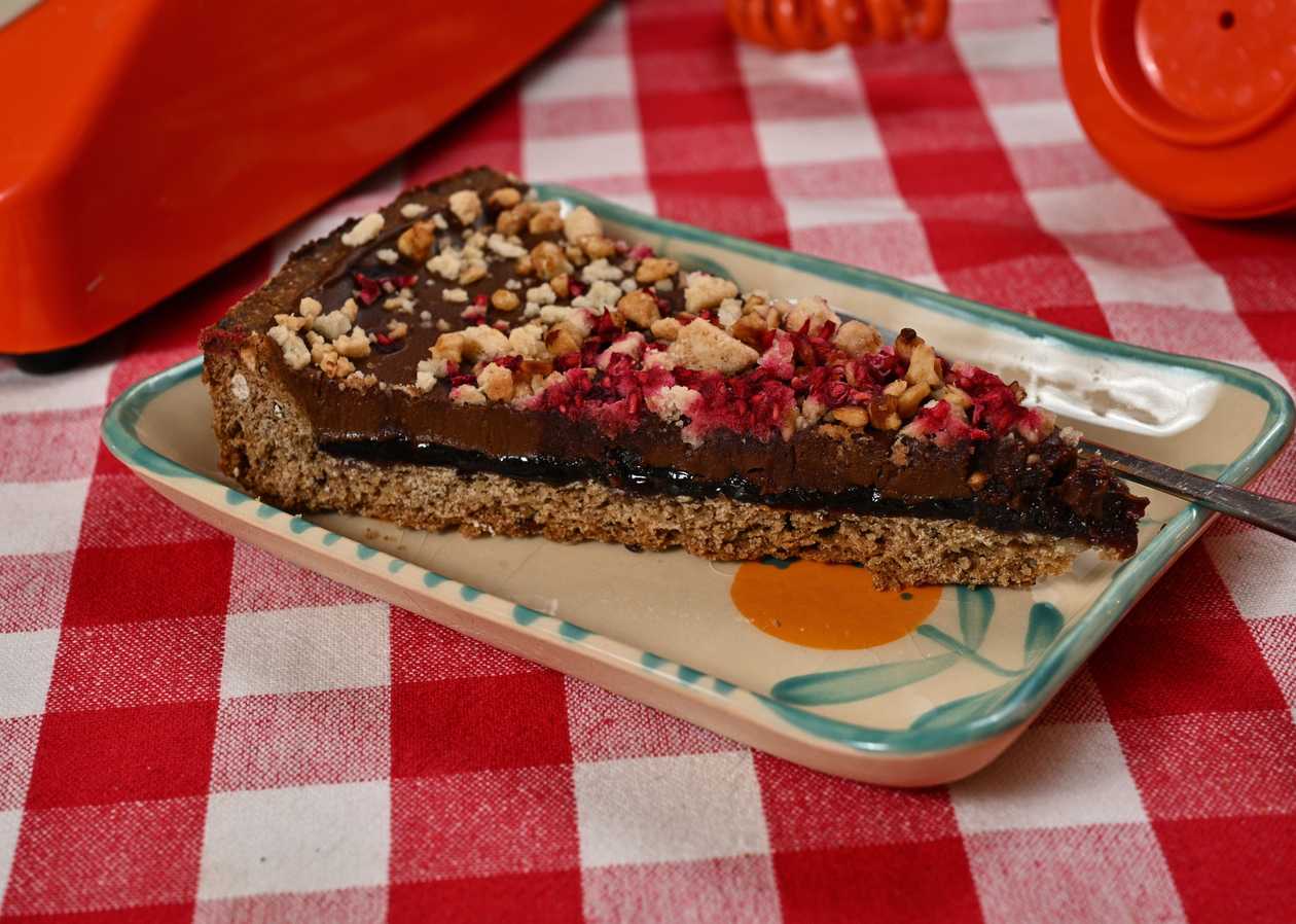 NOCCIOLA E LAMPONI TORTA