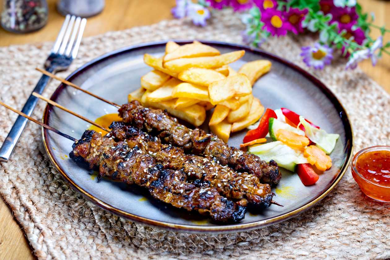 Meniu porc la gratar cu catofi 3 buc