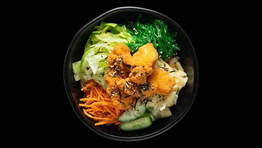 TORI WAKAME POKE BOWL