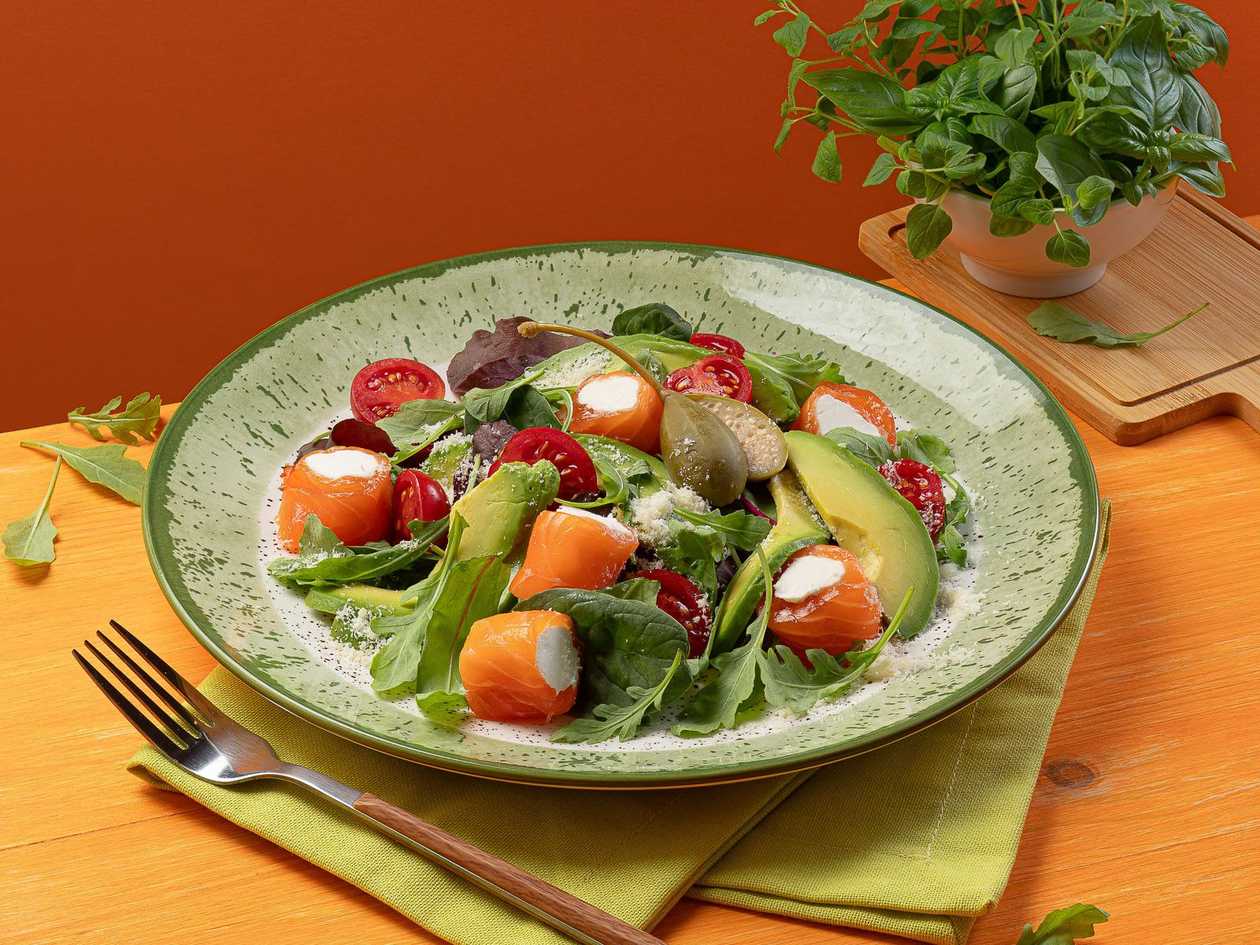 Salmon and Cream Cheese Salad