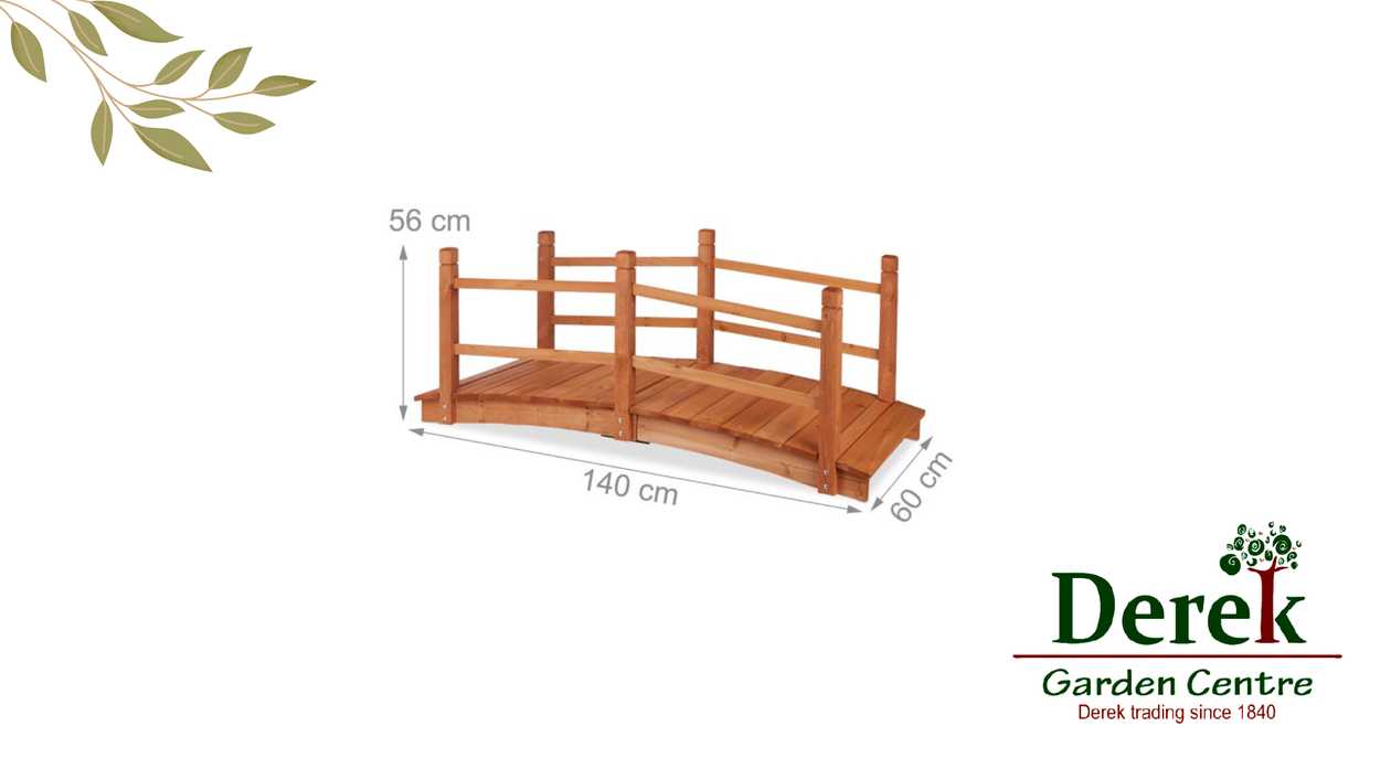 Arched Bridge To Cross Ponds