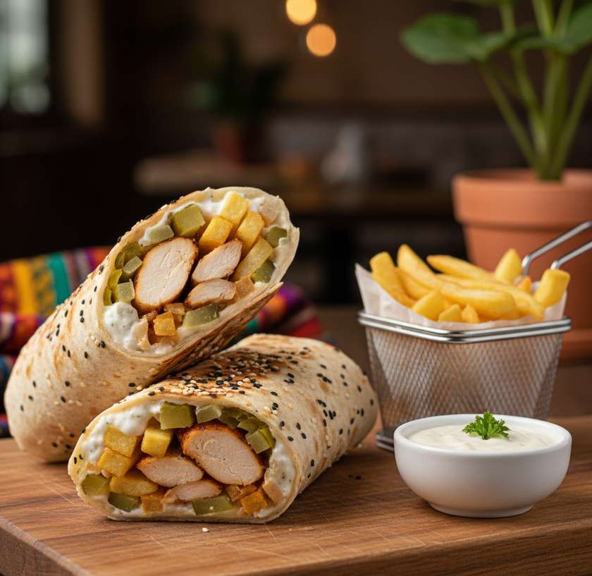 Oriental Grilled Chicken Wrap (New)