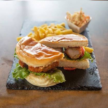 Flaming Crispy Burger