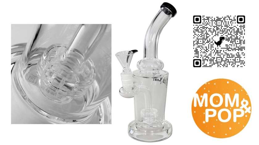 🆕 Bubbler Black with Showerhead Percolator, 21cm