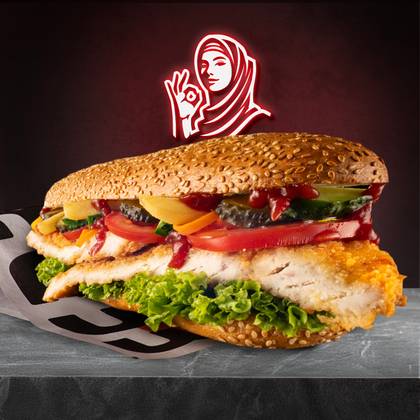 Snițel crocant la bagheta