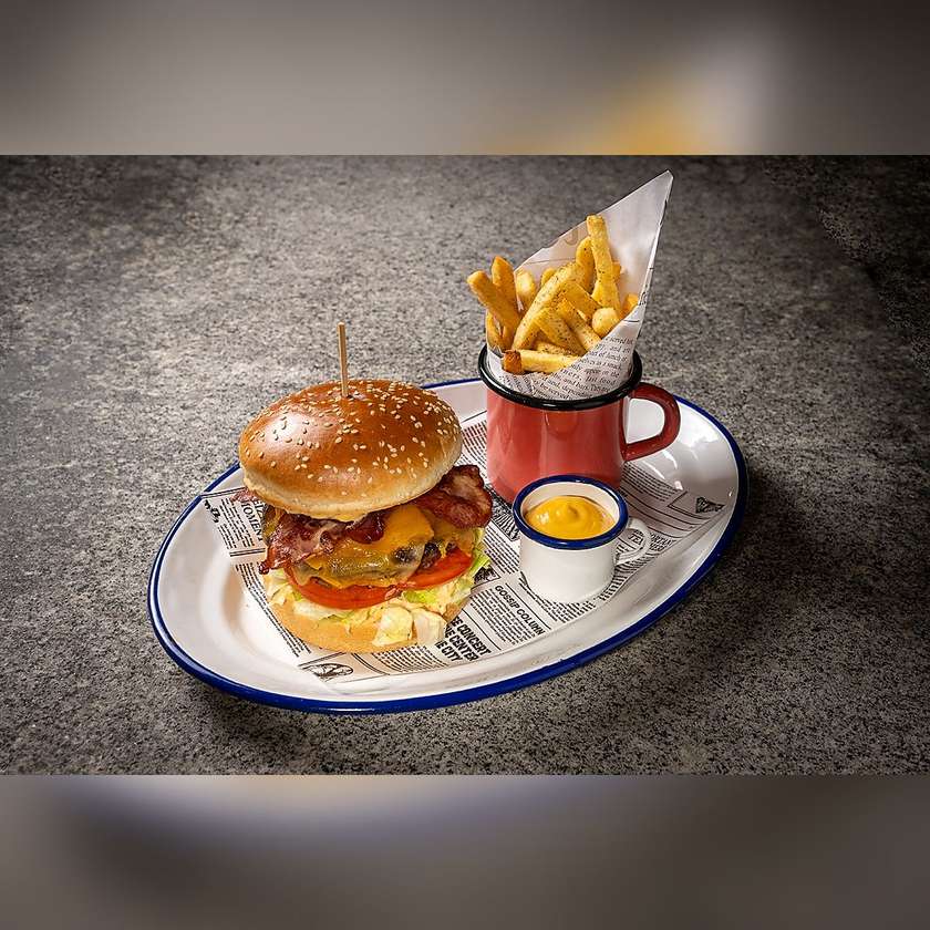 The Soviet Burger + French Fries