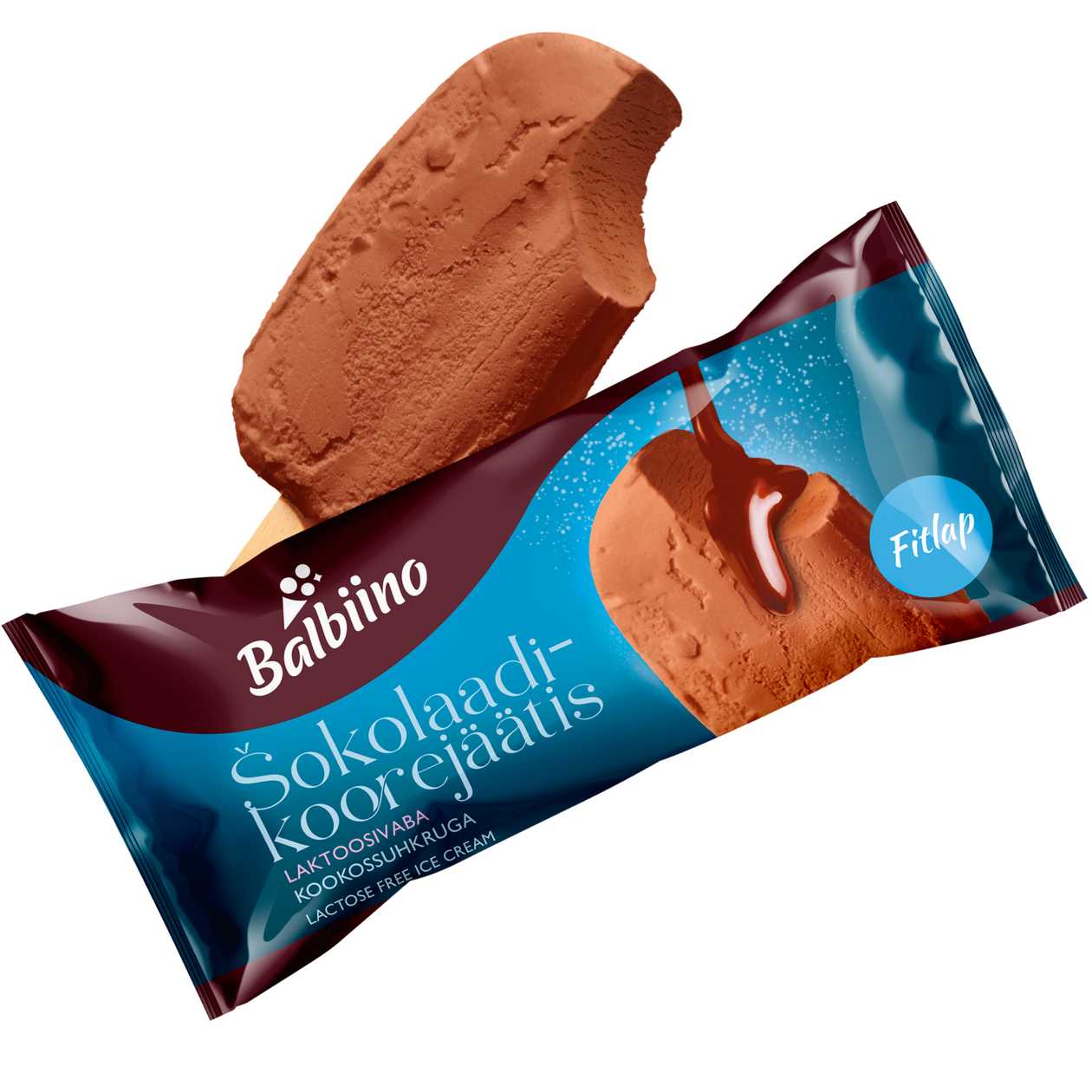 FITLAP lactose-free chocolate cream ice cream