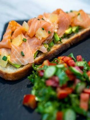 Smoked Salmon Toast