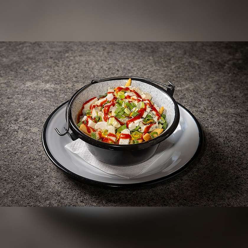 Loaded Potatoes with Spicy Socialist Cheese