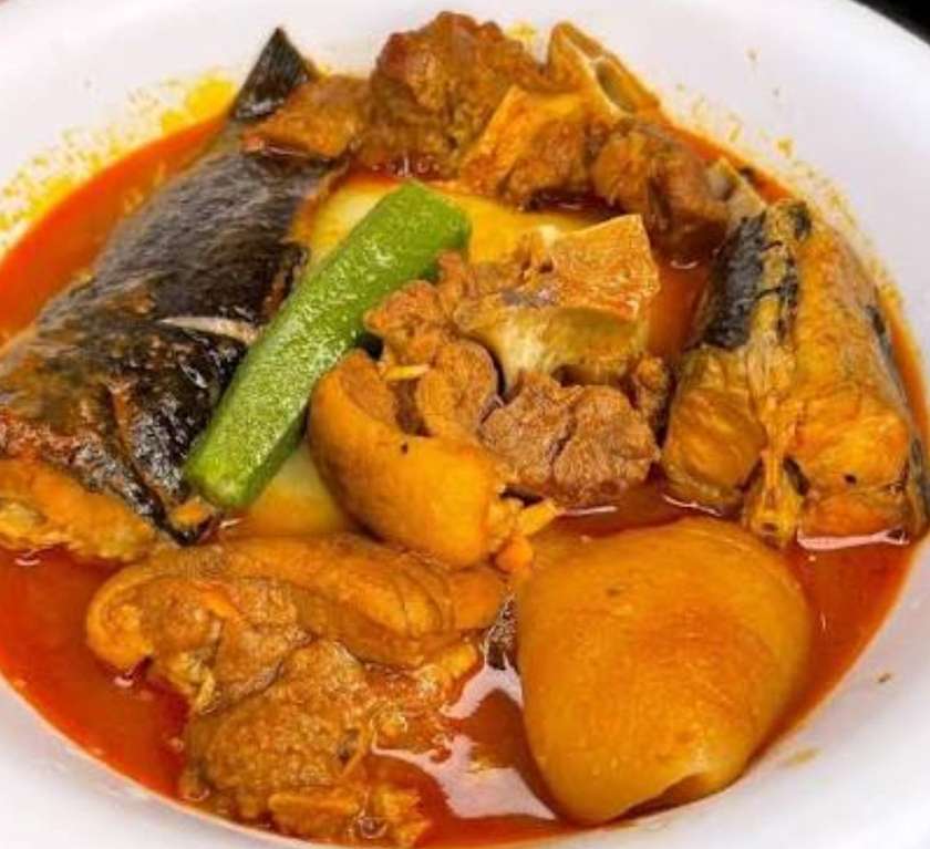Fufu with Goat Meat