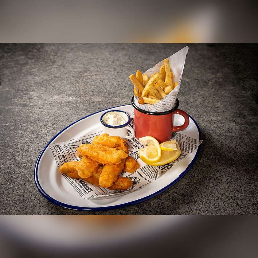 Collectivized Fish with Socialist Garnish
