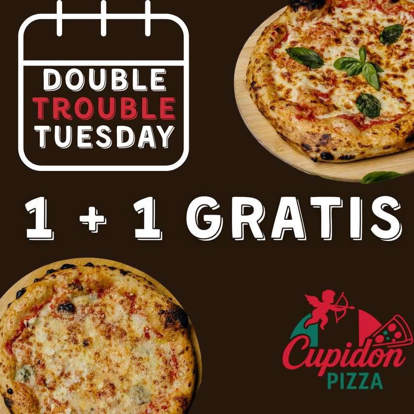 Buy One Get One Free on any Medium Pizza