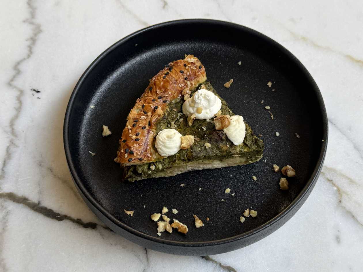 Homemade Spinach Pie Dish