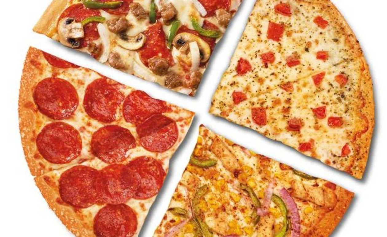 Crie a sua própria pizza