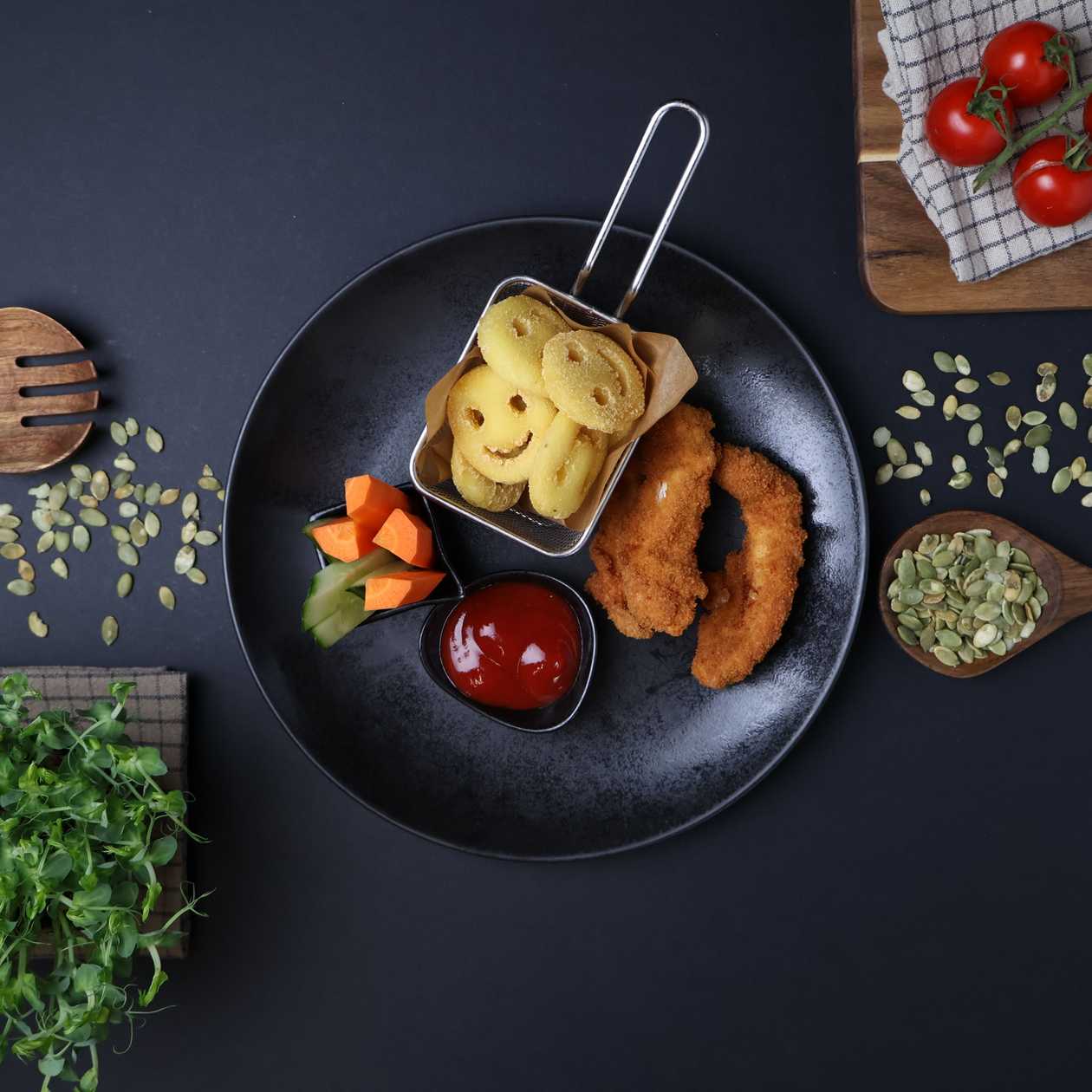 Crispy chicken fillet strips