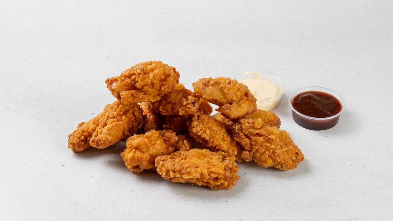 9ks. Louisianská kuřecí křídla+2x omáčka